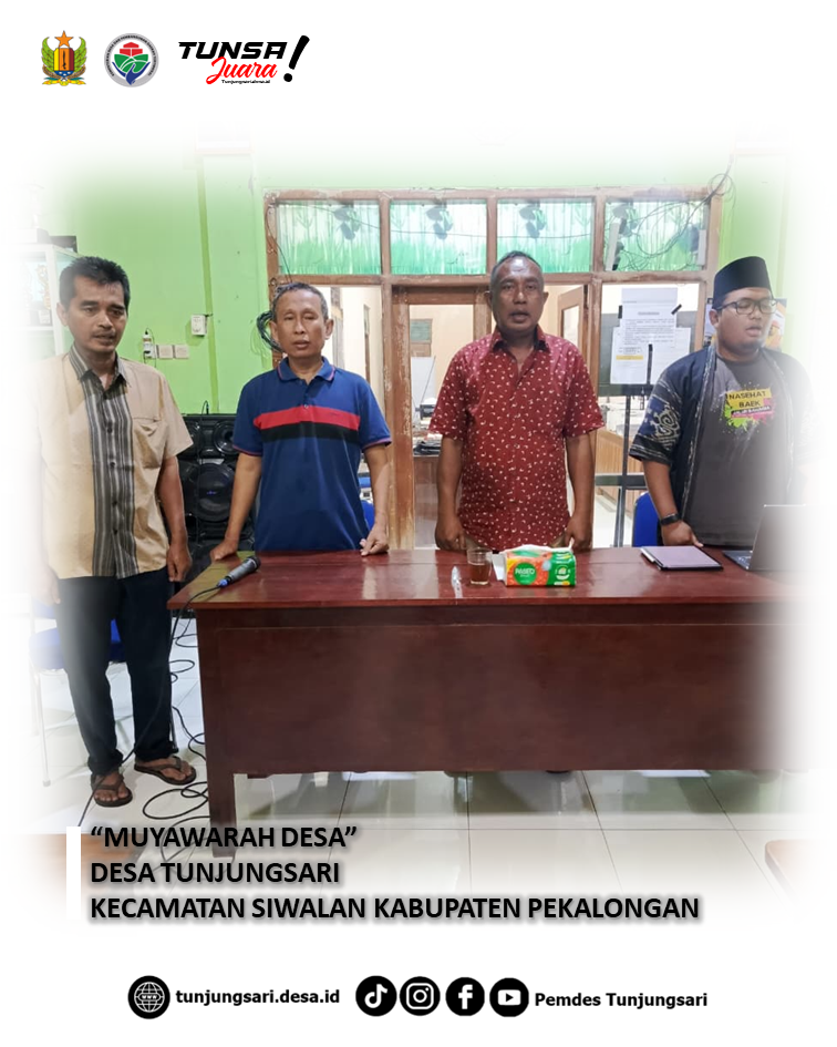 Musyawarah Desa Tunjungsari Bahas Penyampaian Daftar Kegiatan Tahun 2026