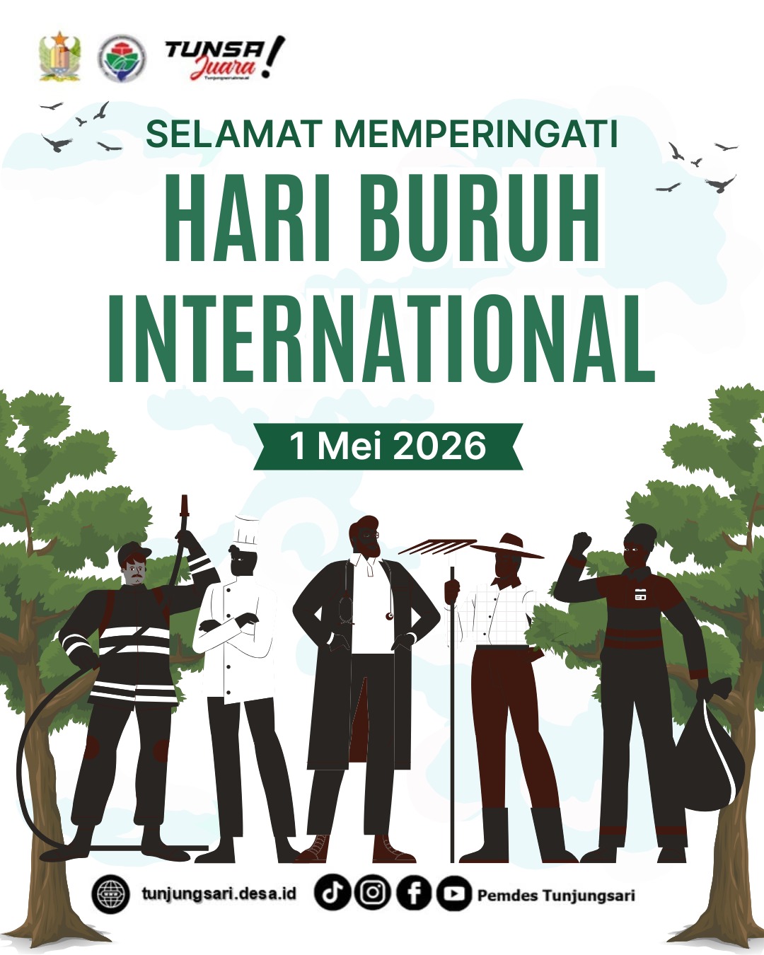 Selamat Memperingati Hari Buruh Internasional 1 Mei 2026
